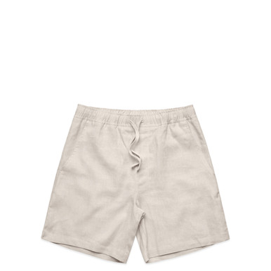 Linen Shorts 18" in Natural