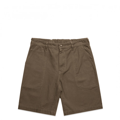 Canvas Shorts 20" in Walnut