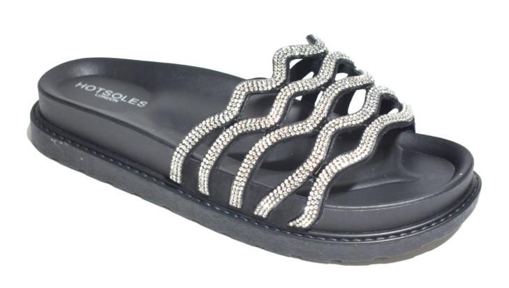 Women’s Slides & Flip-flops LLE-9139 in Black