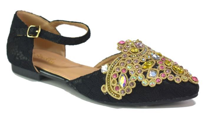 Women’s Sandals LSH-9179 in Black Multi
