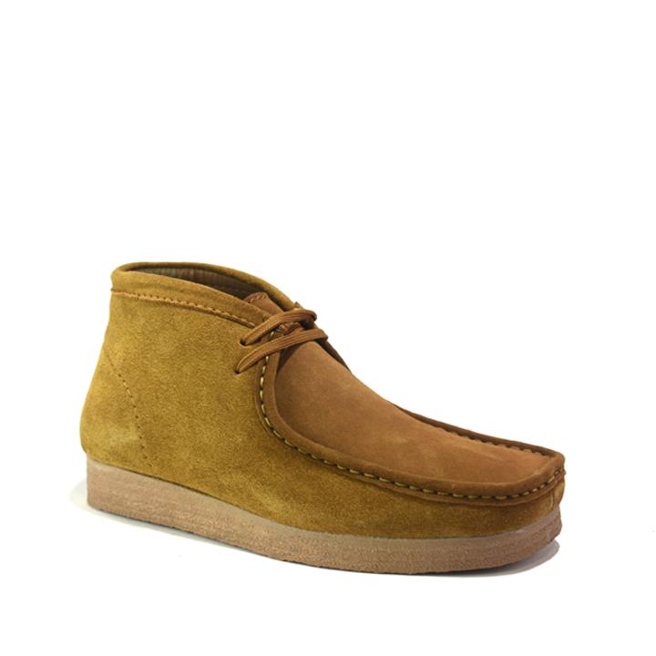 Men’s Boots MBO-9100 in Black Lami Suede
