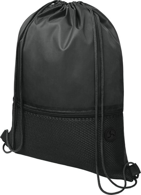 Oriole mesh drawstring bag 5L in Black