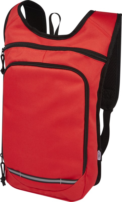 Trails GRS RPET outdoor backpack 6.5L in Red